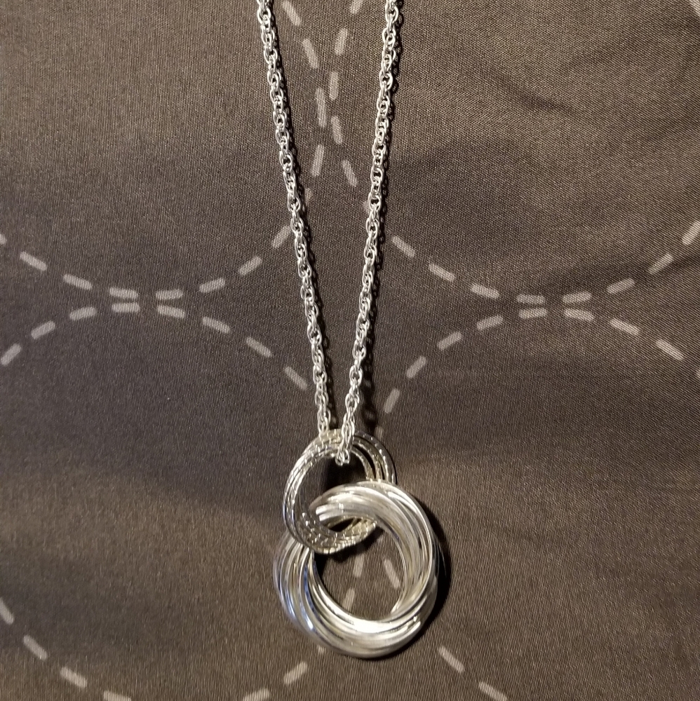 Silver Earrings & Necklace Set